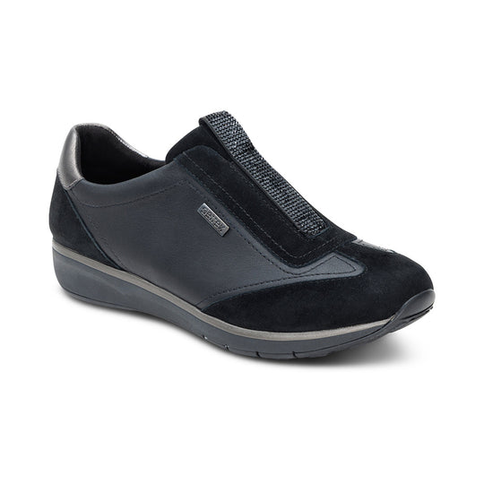 Megan Arch Support Sneaker - Black banner