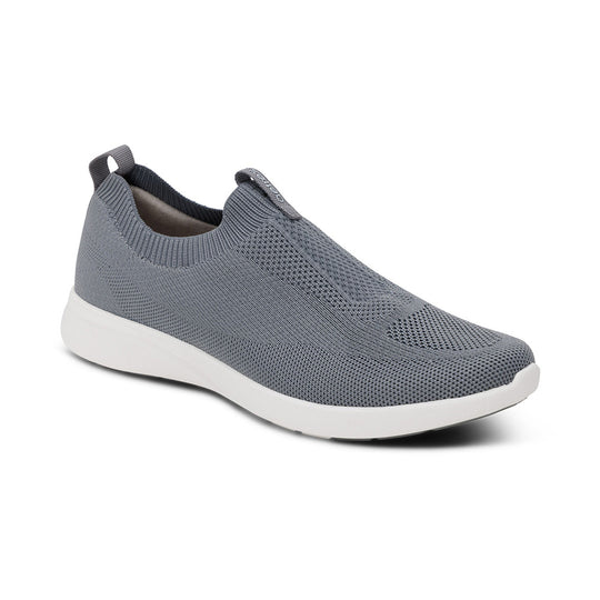 Felicity Knit Slip-On Sneaker - Charcoal banner