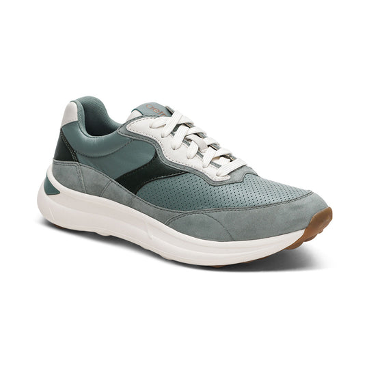 Emily Lace-Up Sneaker - Mint banner