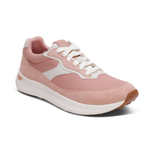 Emily Lace-Up Sneaker - Peach banner