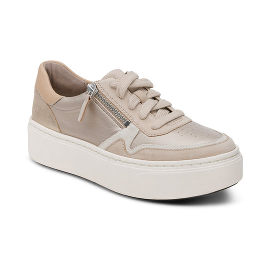 Leigh Arch Support Platform Sneaker - Tan banner