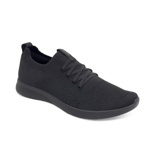 Jocelyn Knit Slip-On Sneaker - Black/Black banner